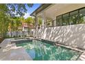 Luxury pool and spa area with modern design at 5104 W Evelyn Dr, Tampa, FL 33609