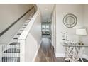 Spacious entryway with staircase, hardwood floors, and access to living room at 339 55Th Ave, St Pete Beach, FL 33706