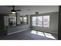Modern kitchen with stainless steel appliances and granite countertops at 5623 80Th St N # 510, St Petersburg, FL 33709