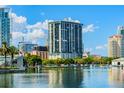 High-rise building exterior with water view and cityscape in background at 1 Beach Se Dr # 2007, St Petersburg, FL 33701