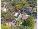 Aerial view of a property with a house and large lot at 2820 W Leila Ave, Tampa, FL 33611