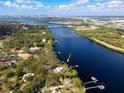 Waterfront property with private dock and city views at 505 S 56Th St, Tampa, FL 33619
