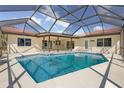 Sparkling pool with a screened enclosure, offering a private oasis at 1970 Illinois Ave Ne, St Petersburg, FL 33703