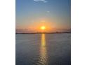 Beautiful sunset over the water at 6060 Shore S Blvd # 705, Gulfport, FL 33707