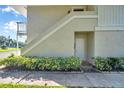 Private entrance with landscaping and stairs at 2937 Bough Ave # D, Clearwater, FL 33760