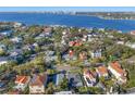 Aerial view showing home's location near the bay at 52 Albemarle Ave, Tampa, FL 33606