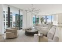 Luxury living room with city views at 1000 Water St # 1702, Tampa, FL 33602