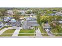 Aerial view of house and neighborhood at 7343 Brookview Cir, Tampa, FL 33634