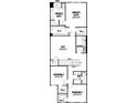 Second floor plan with owner's suite, bedrooms, and loft at 4351 Cloud Hopper Way, Lutz, FL 33559