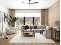 Comfortable living room featuring large windows, neutral colors, and modern furnishings at 7176 S Shore Dr, South Pasadena, FL 33707