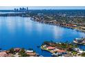 Stunning aerial view of waterfront homes and waterways at 1910 Illinois Ne Ave, St Petersburg, FL 33703