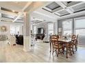 Elegant dining room with wood table and chairs at 13444 Golden Lime Ave, Spring Hill, FL 34609