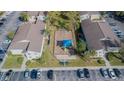 Aerial view of community with playground and parking at 237 Thorn Tree Pl # 237, Brandon, FL 33510