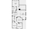 Second-floor plan featuring primary suite, 3 bedrooms, and 2 baths at 748 Steel Dr, Apollo Beach, FL 33572