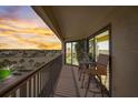 Spacious balcony with water views and sunset; perfect for relaxing at 1651 Sand Key Estates Ct # 52, Clearwater, FL 33767