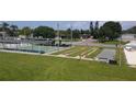 Community recreation area featuring shuffleboard and bocce ball courts at 125 Lake Tarpon Dr # 21, Palm Harbor, FL 34684