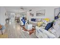 Bright and airy living room with stylish decor at 5720 13Th N Ave # 203B, St Petersburg, FL 33710