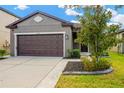 Two-story house with brown garage door and nicely landscaped front yard at 5938 Sweet Birch Dr, Riverview, FL 33578