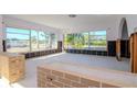 Renovation in progress: A living room undergoing a complete remodel at 603 Virginia Ave, Tarpon Springs, FL 34689