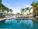 Relaxing pool area overlooking the peaceful canal; perfect for entertaining at 231 21St Ave, St Pete Beach, FL 33706
