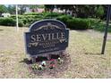 Sign for Seville Recreation Center, located at 2640 Seville Blvd at 2699 Seville Blvd # 605, Clearwater, FL 33764