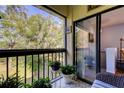 Private screened balcony overlooking a wooded area at 3382 Mermoor Dr # 3201, Palm Harbor, FL 34685