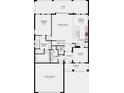 First floor plan showcasing main bedroom, kitchen, and great room at 715 Sky Shade Dr, Apollo Beach, FL 33572