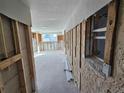Home undergoing renovation, walls and floors removed at 4021 Eagle Nest Dr, Hernando Beach, FL 34607