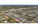 Aerial view showcasing the neighborhood's landscape and homes at 5128 49Th N Ave, St Petersburg, FL 33709