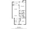 Detailed floor plan displaying layout of the property, including room dimensions and square footage at 122 E Cypress Ct # 22, Oldsmar, FL 34677