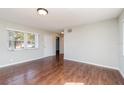 Living room featuring hardwood floors and an open layout at 2618 Nassau St, Sarasota, FL 34231