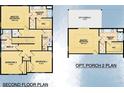 Second floor plan with Primary bedroom, two additional bedrooms, and laundry at 4010 Huntington Ne St, St Petersburg, FL 33703