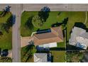 Bird's-eye view of the house and its surrounding property at 1957 Temple Ter, Clearwater, FL 33764