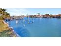 Stunning view of the canal and neighboring houses at 219 Leeward Is, Clearwater Beach, FL 33767