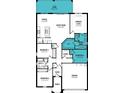 Open floor plan with 3 bedrooms, 2 baths, large great room, and lanai at 5017 124Th E Ave, Parrish, FL 34219