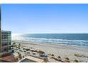 Stunning ocean view from condo, showing beach and ocean at 1400 Gulf Blvd # 801, Clearwater Beach, FL 33767