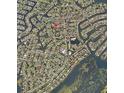 Aerial view showing home's location in a residential area at 1711 Michigan Ne Ave, St Petersburg, FL 33703