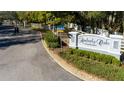 Community entrance sign for Amberly Oaks Townhomes at 4445 Amberly Oaks Ct, Tampa, FL 33614