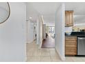 View of entryway, washer and dryer, and kitchen at 201 W Laurel St # 503, Tampa, FL 33602