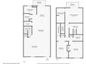 Detailed floor plan showcasing the layout and dimensions of each room in the home at 340 1St N St # I, St Petersburg, FL 33701