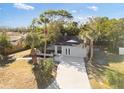 An aerial view showcases the home's curb appeal and location at 6125 25Th S St, St Petersburg, FL 33712