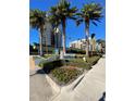 Community entrance with Ultimar signage and landscaping at 1540 Gulf Blvd # 2107, Clearwater Beach, FL 33767
