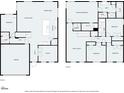 Two-story home floor plan showing four bedrooms, three bathrooms and a two-car garage at 10507 Daybreak Gln, Parrish, FL 34219