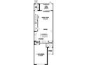 First floor plan showcasing kitchen, dining, living areas, and garage at 3236 Sunrise Spring Pl, Brandon, FL 33511