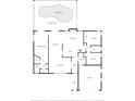 Floor plan showing layout of the house, including bedrooms, bathrooms, kitchen and living area at 7801 17Th N Way, St Petersburg, FL 33702