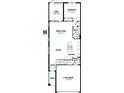 First floor plan showcasing lanai, great room, kitchen, and garage at 3457 Timber Crossing Ave, Brandon, FL 33511