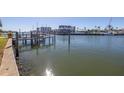 Serene waterfront view with boat docks at 15 Marina Ter, Treasure Island, FL 33706