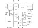 Open floor plan with 4 bedrooms, 3.5 baths, and a media room at 13400 Haflinger Way, Hudson, FL 34667