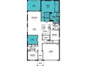 Open floor plan with 4 bedrooms, 3 bathrooms, and a 2-car garage at 17909 Solstice Ave, Venice, FL 34293