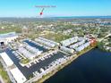 Aerial view of waterfront community, close to Downtown St. Pete at 3132 Nautical S Pl, St Petersburg, FL 33712